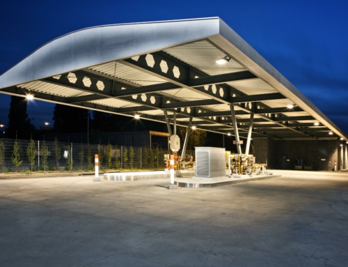 Tankstellenüberdachung